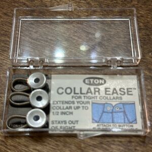 ETON Collar Ease for Tight Collars - Silver and Black
